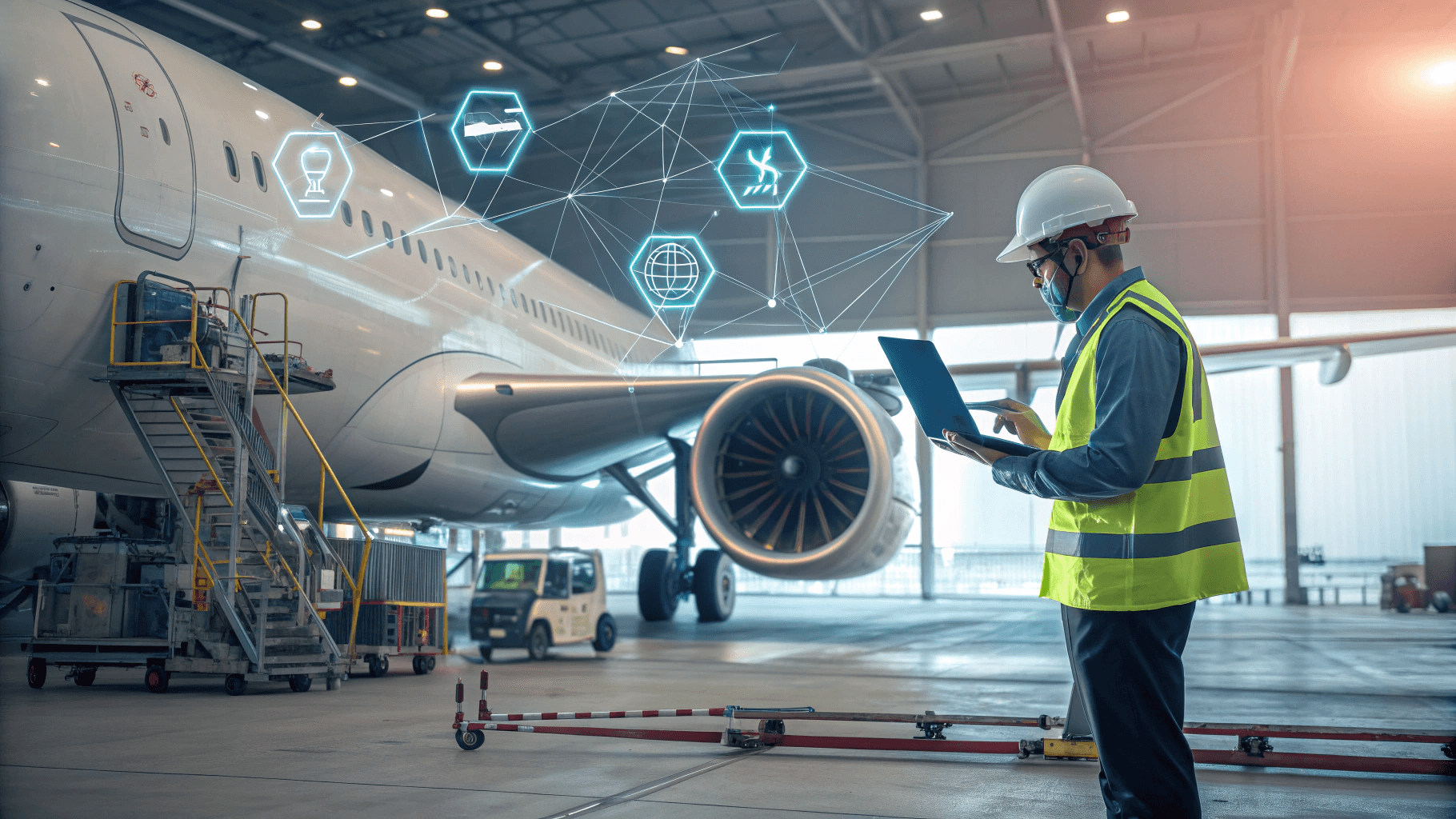 Securing airport MRO facilities