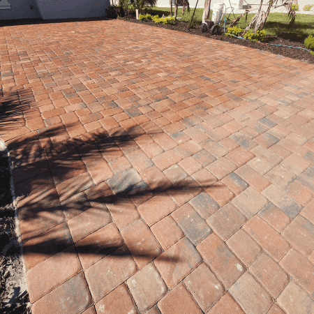 Sealed travertine in Orlando , FL