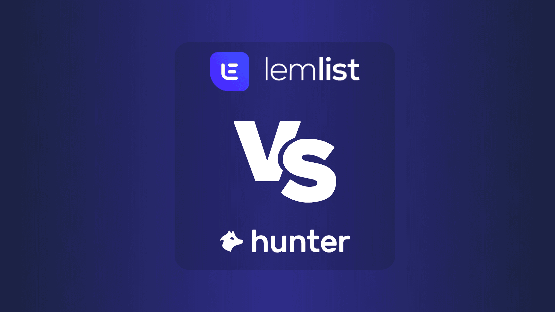 Lemlist Vs Hunter