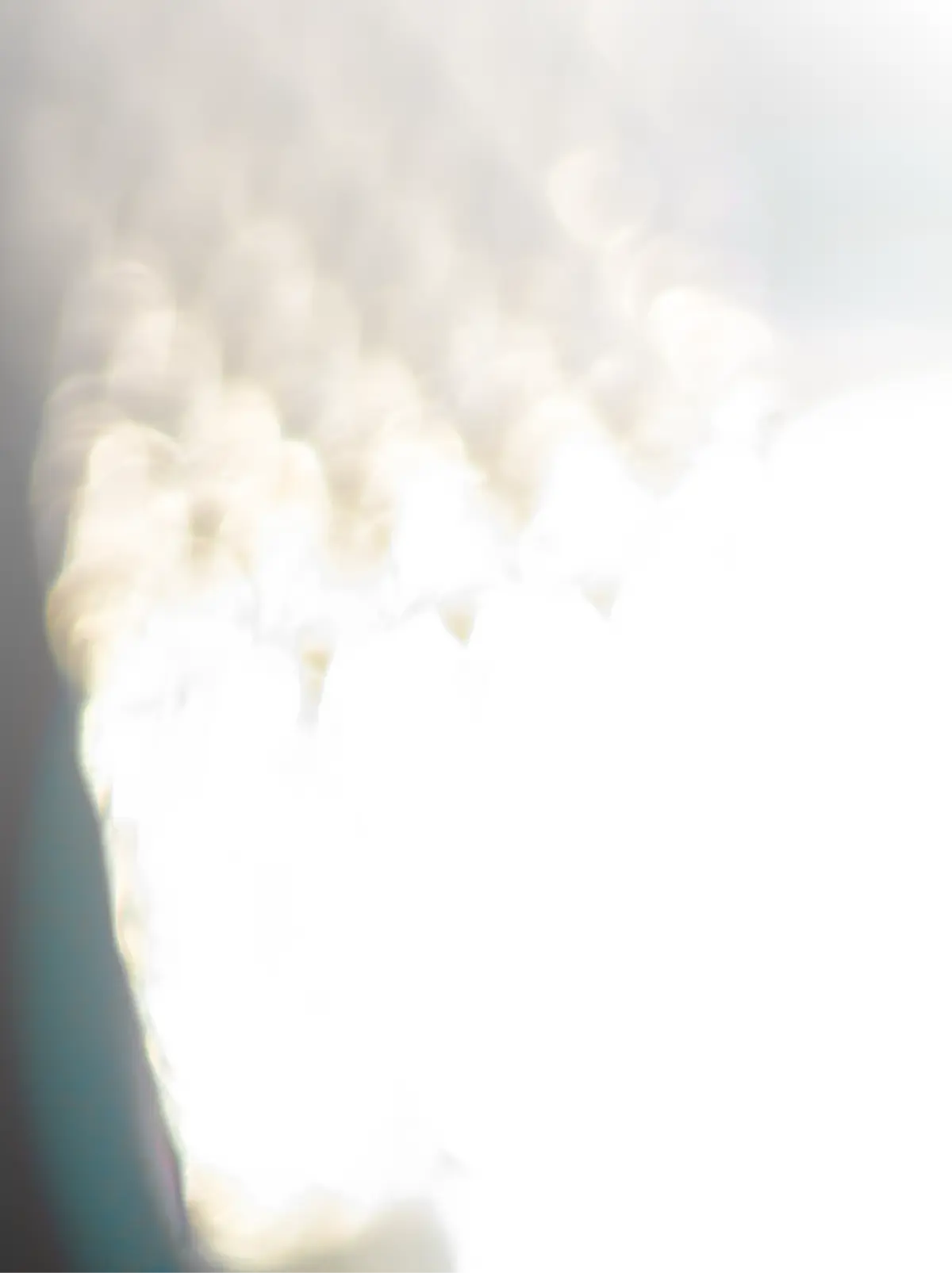 Abstract lights reflecting traffic lights