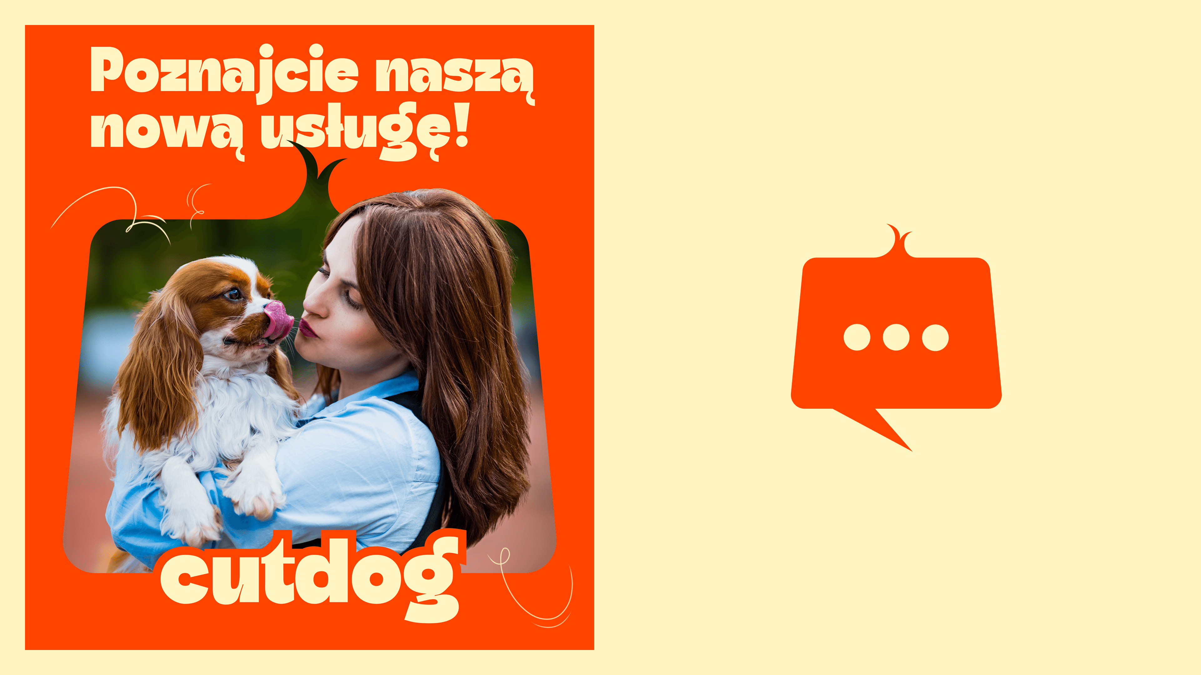 women with dog and icon