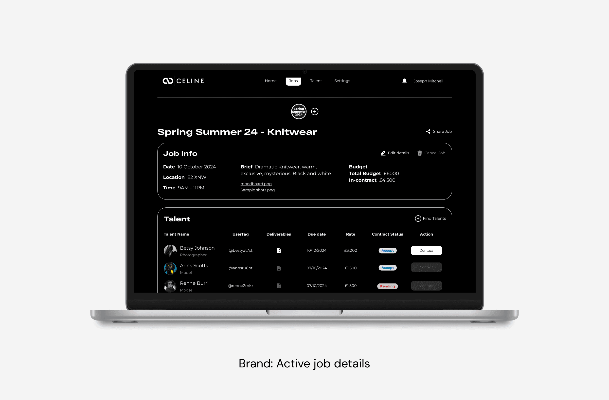 Brand-Job details