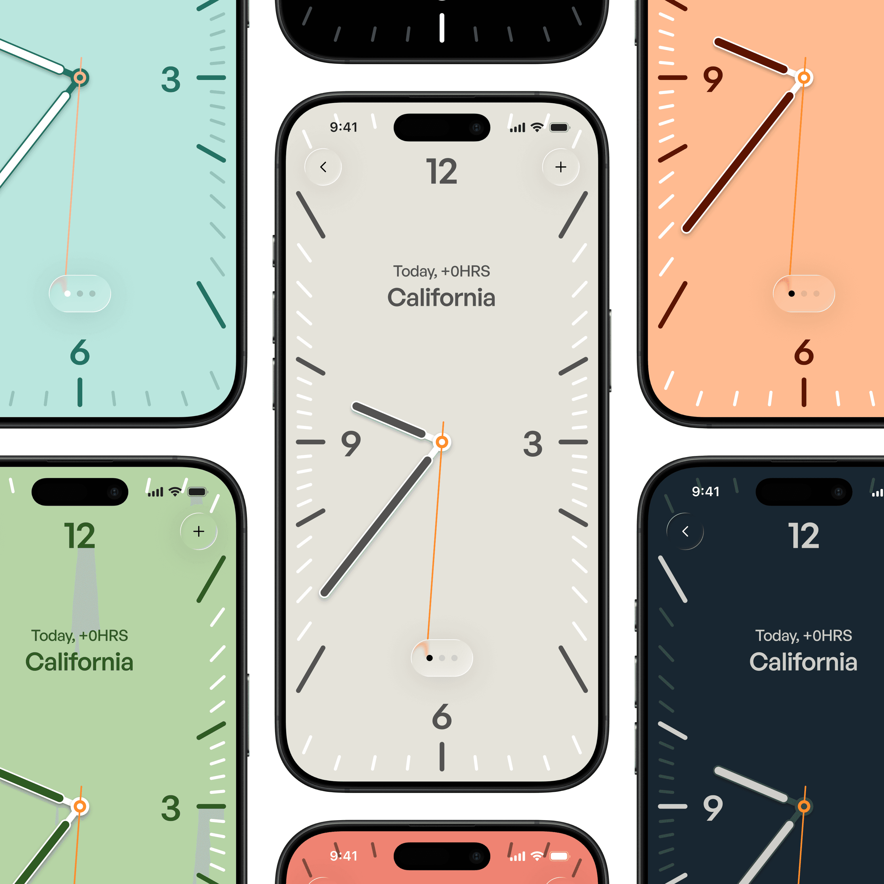 iPhone clock