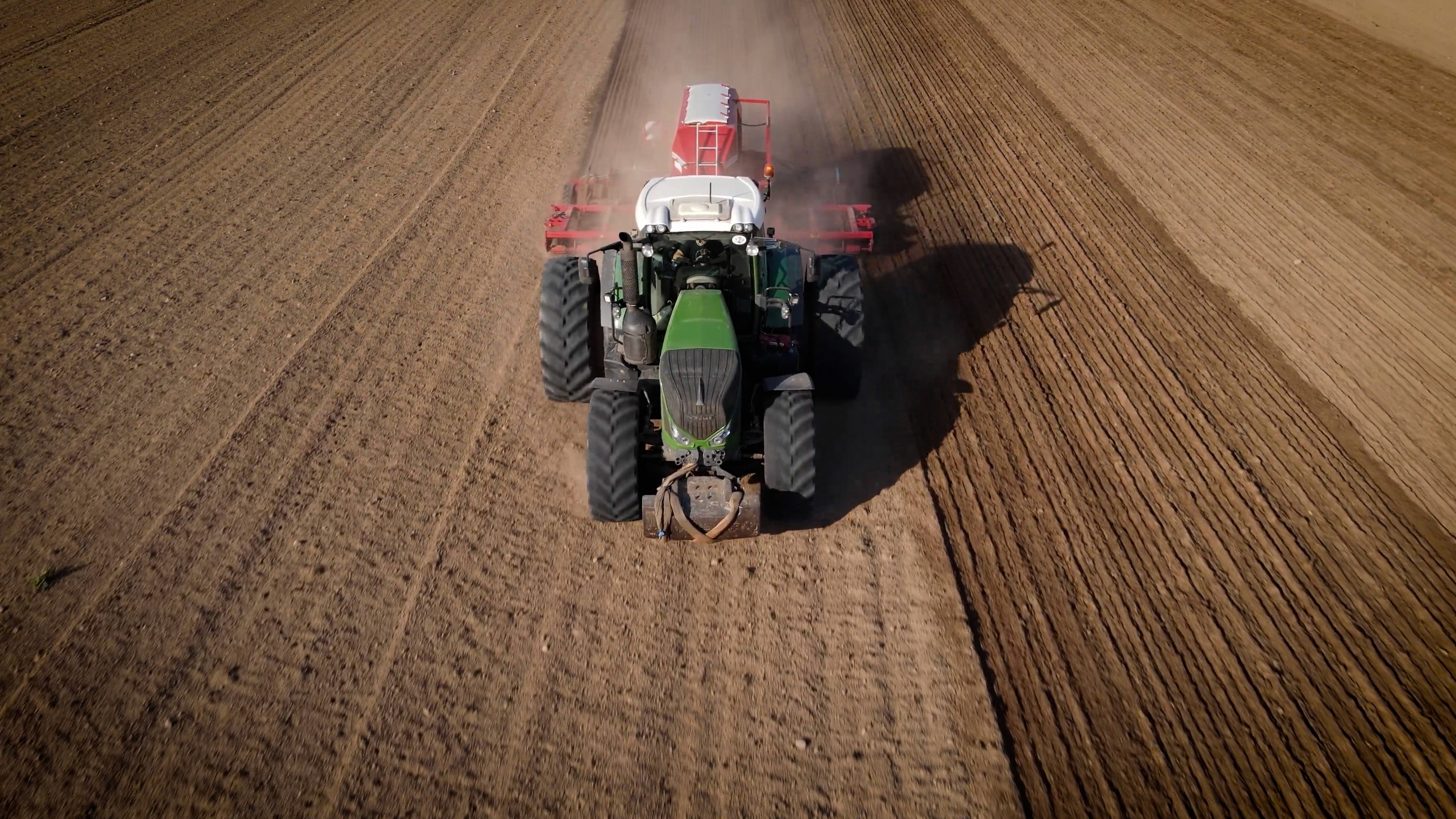 holding soil in hand