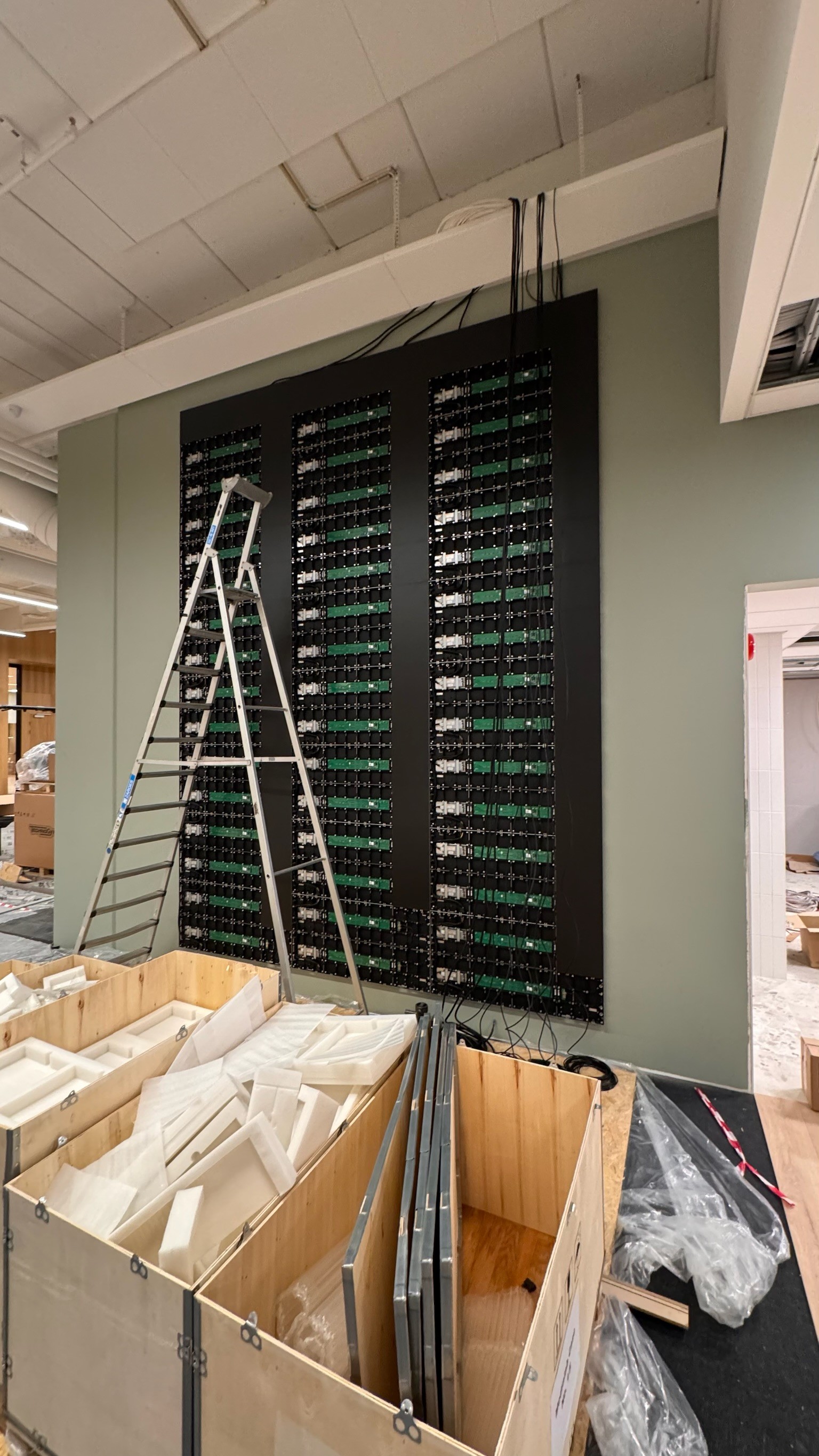 Installasjon av Led Storskjerm