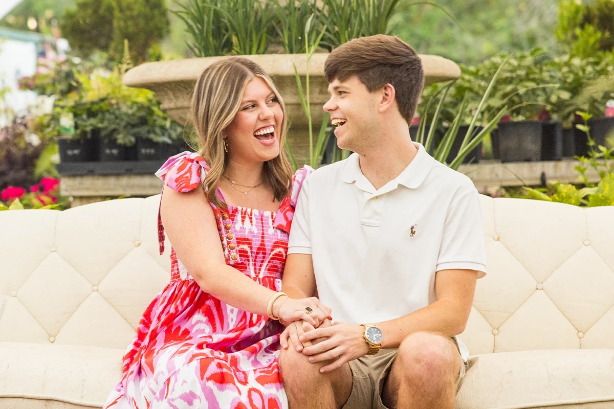 Couple Session at Carolina Home and Garden