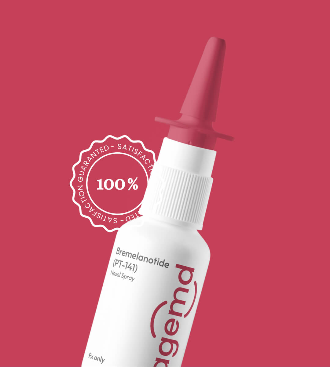 An image of Pt-141 nasal spray container