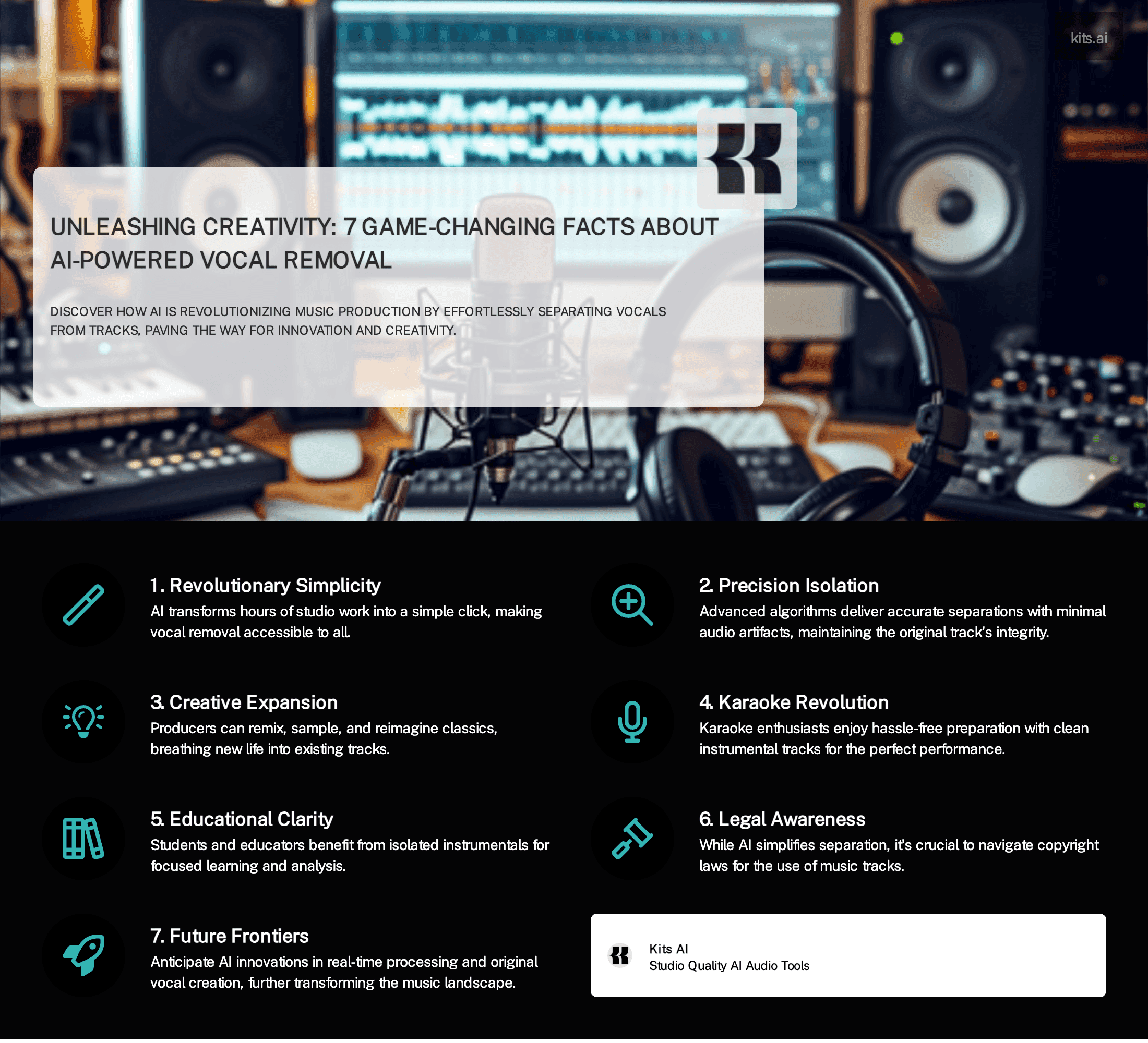 7 Perks of the Kits AI Vocal Remover