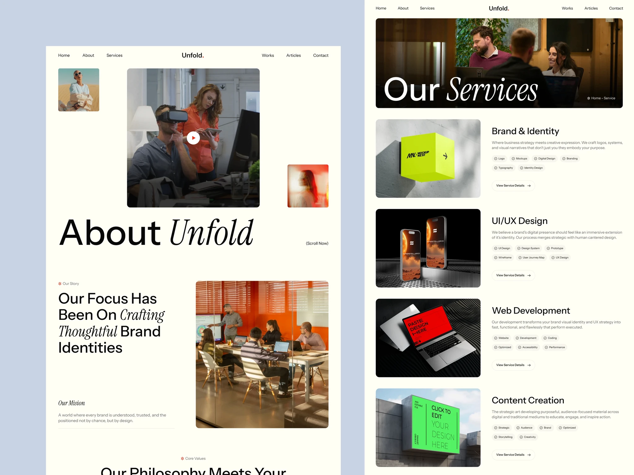 Interior Design Agency Template