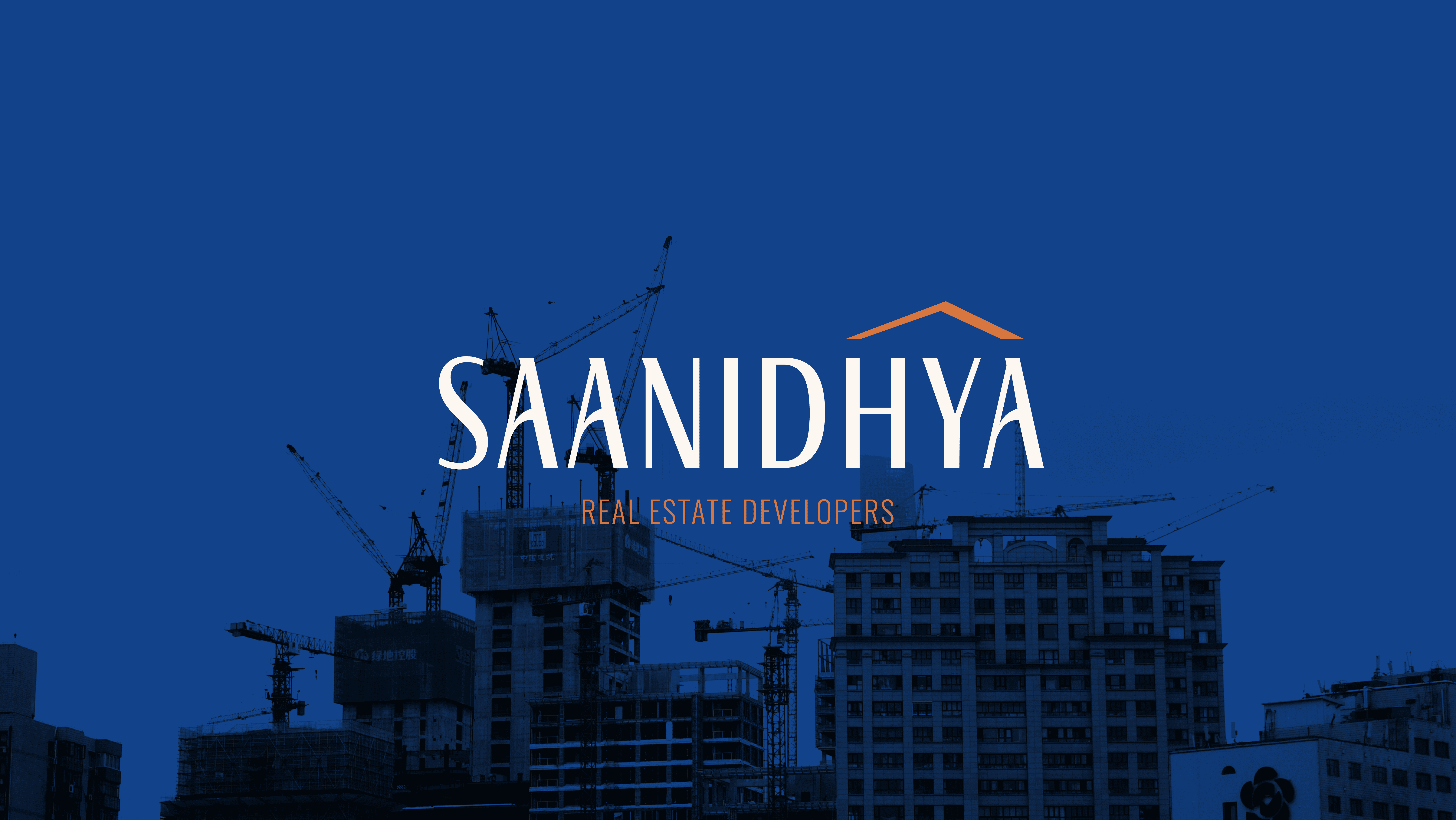 Logo design for Real estate Saanidhya Developers in Ahmedabad