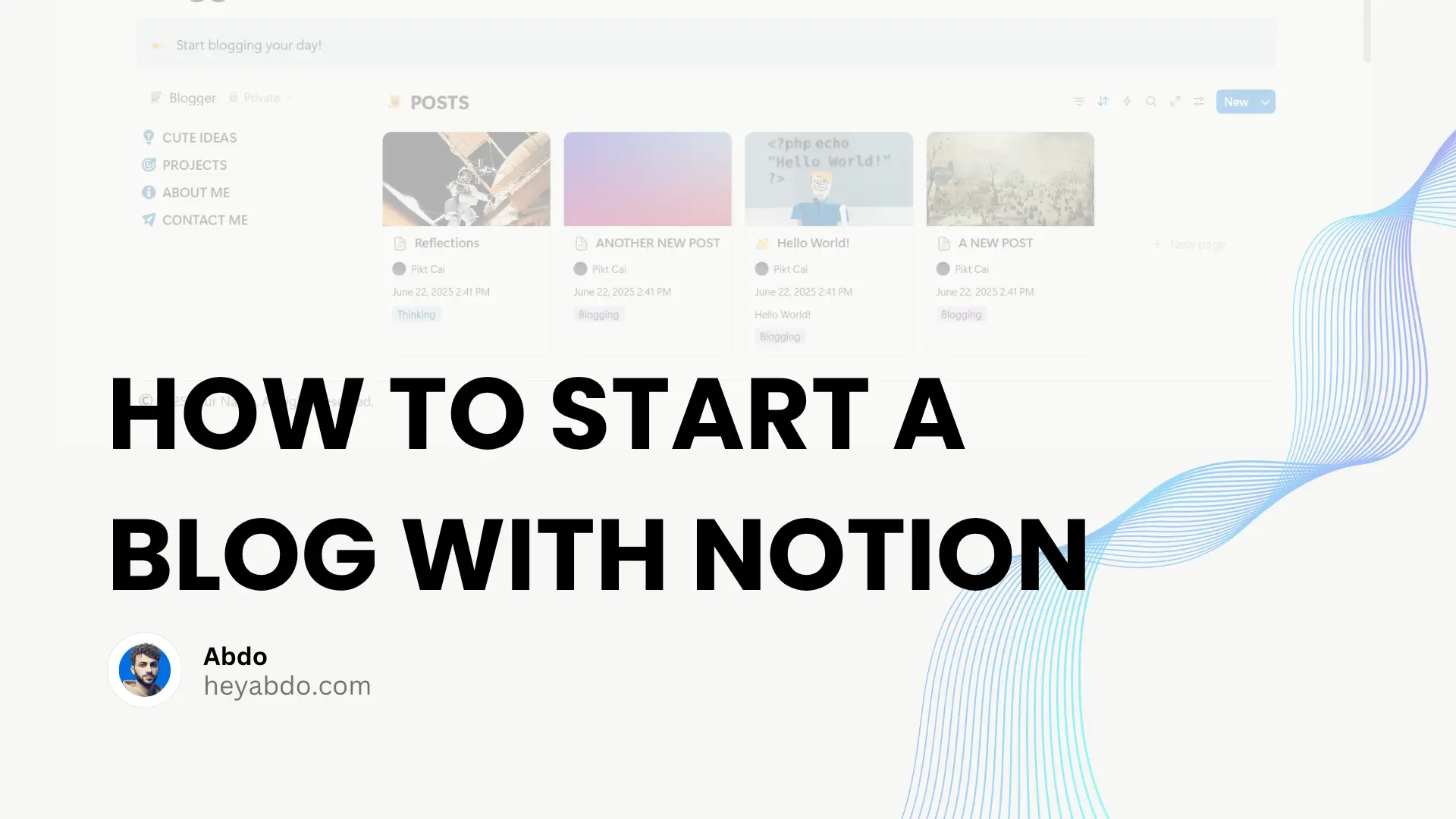 notion blog