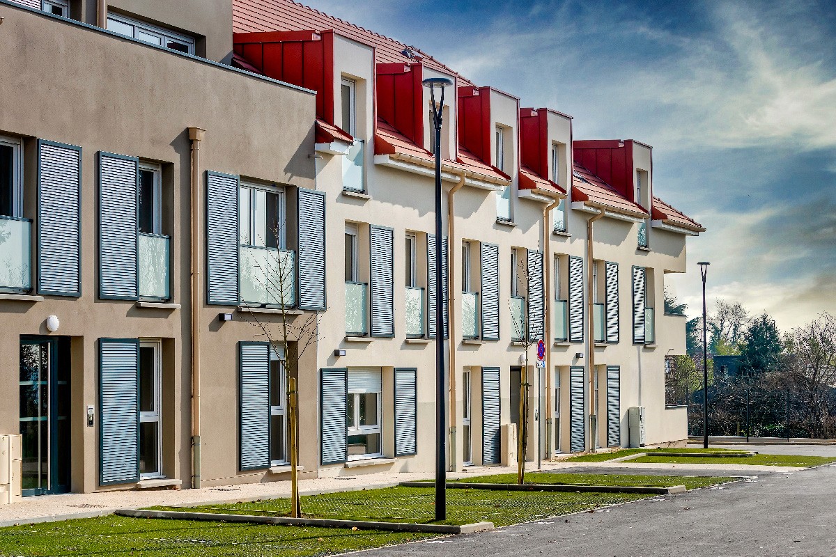 Résidences modernes Montlhéry vues urbaines — photographe architecture Lille Nord | Anteale Yann Manac’h 2025