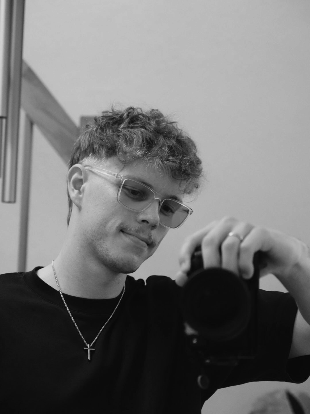 Portrait of portfolio creator – front view