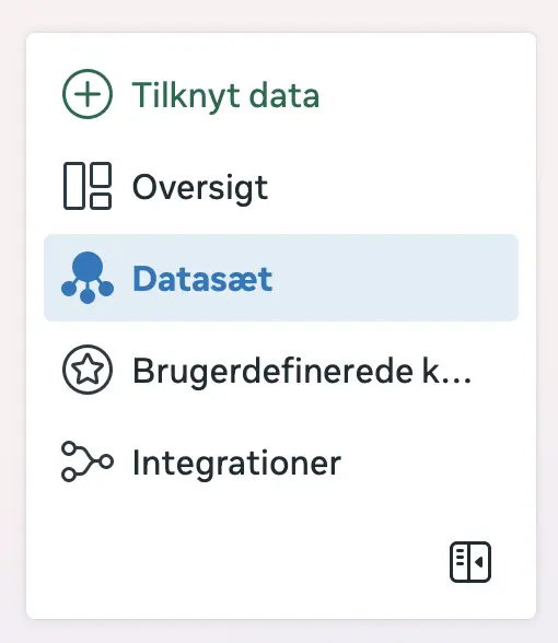 Opret datasæt i hændelsesadministratoren i meta business suite