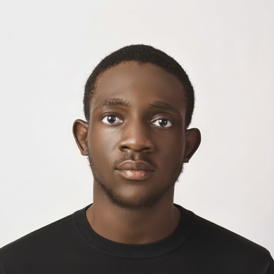 Portrait of portfolio creator – front view