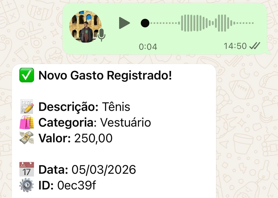 Registro de gastos por audio PORQUIM IA