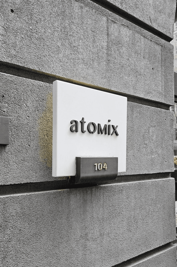enseigne plaque effet 3D