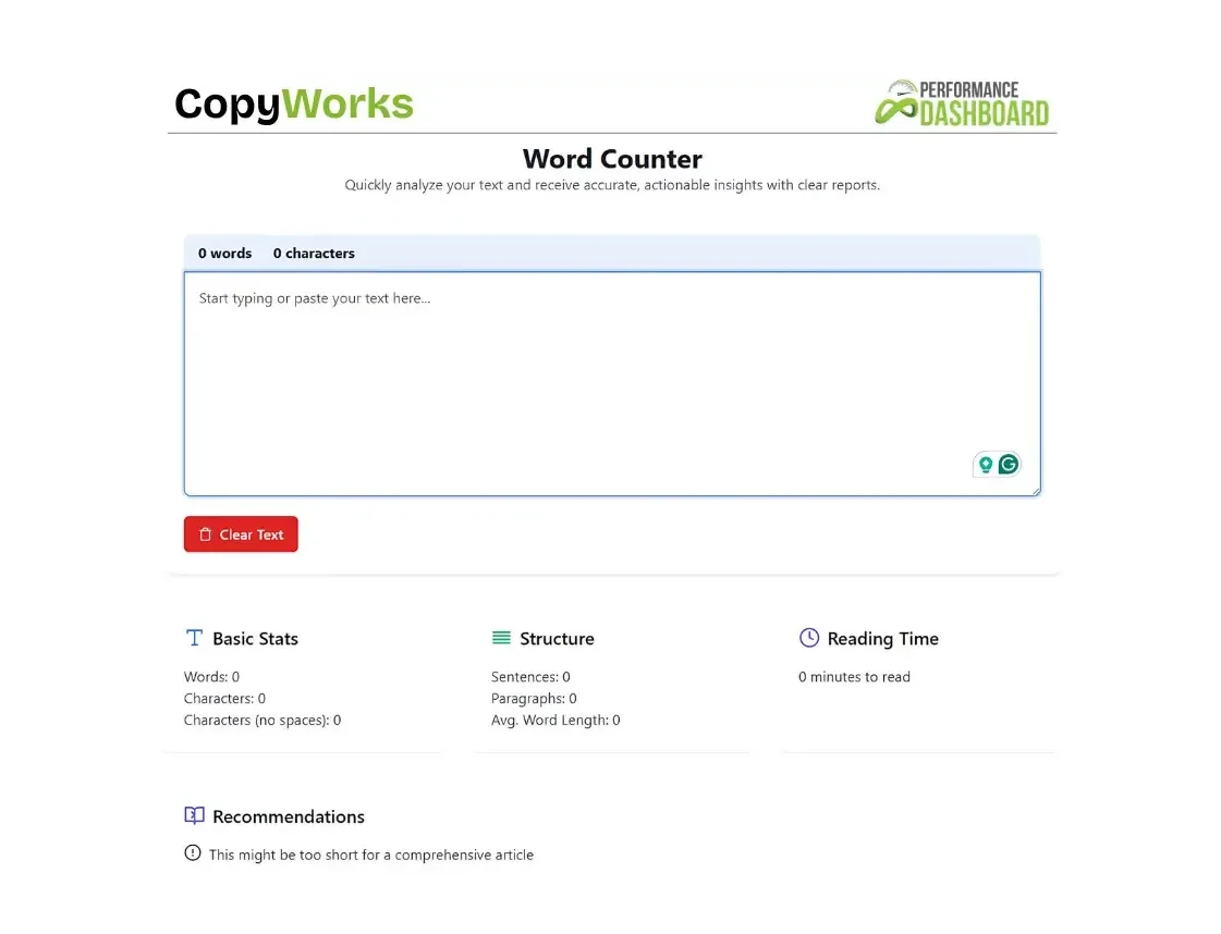 Word Counter 