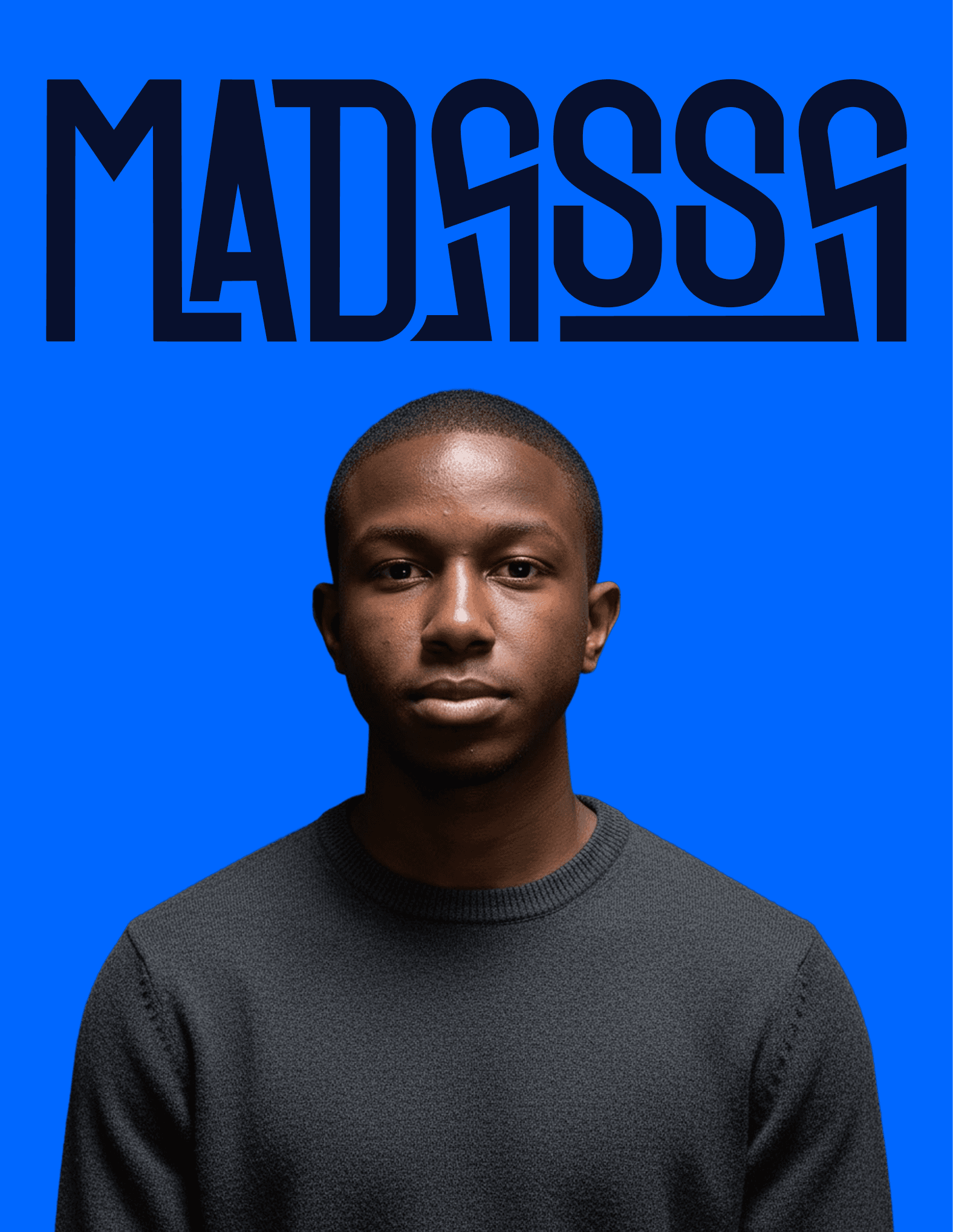 Portrait of portfolio creator – front view