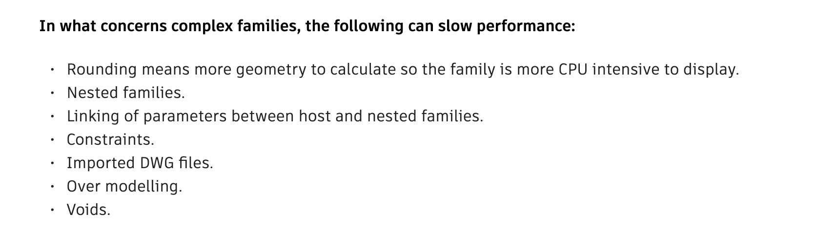 Insert from Autodesk support.