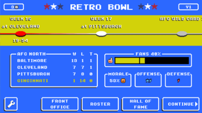 Retro Bowl Screenshot 04