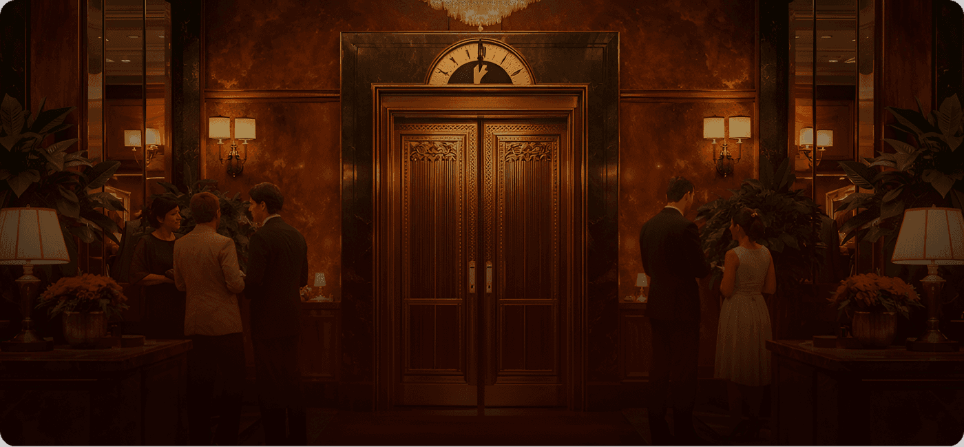 Camera colorata arancione