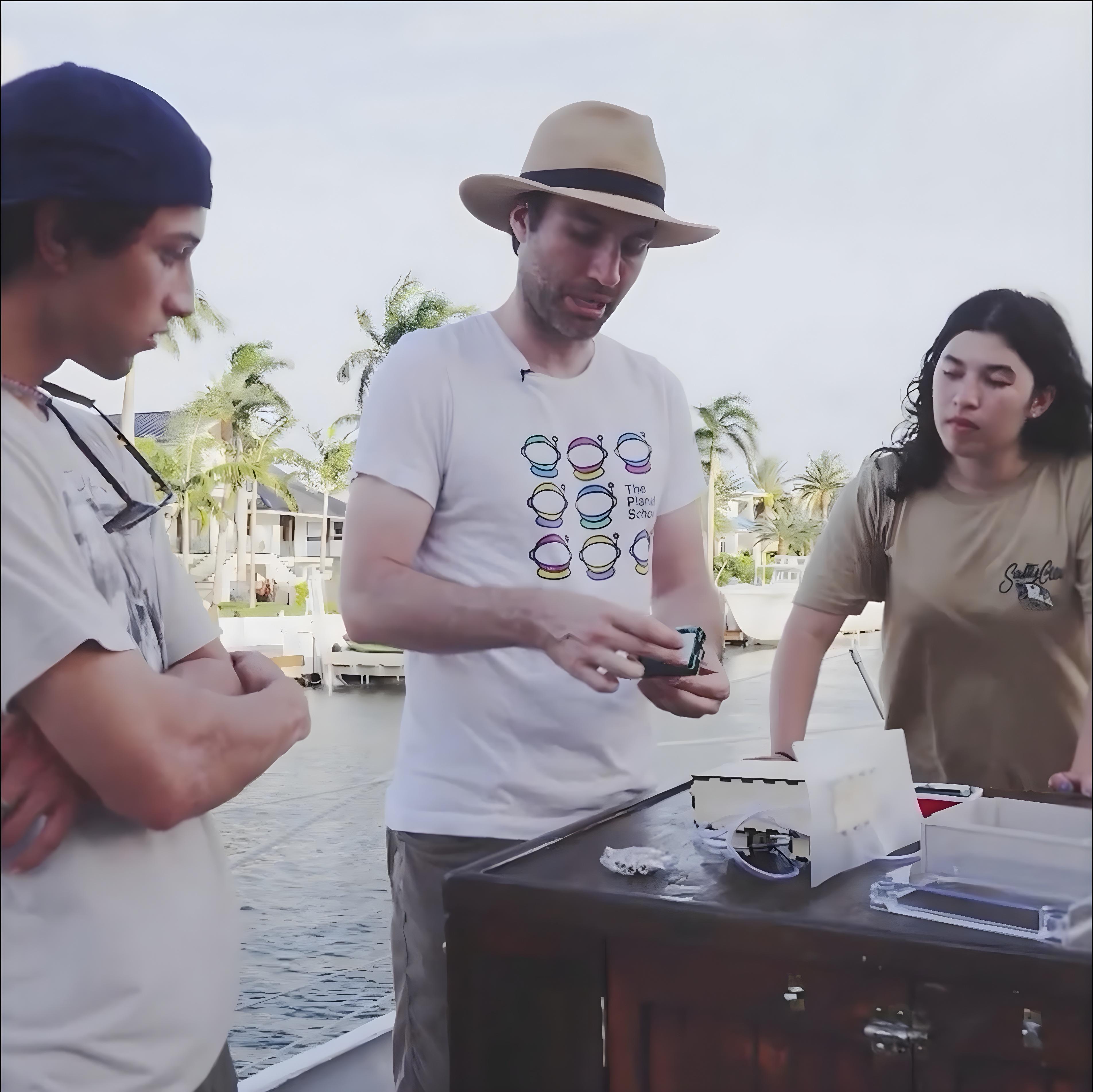 Planet School students engaged in field-based learning—hands-on, dynamic, real-world exploration