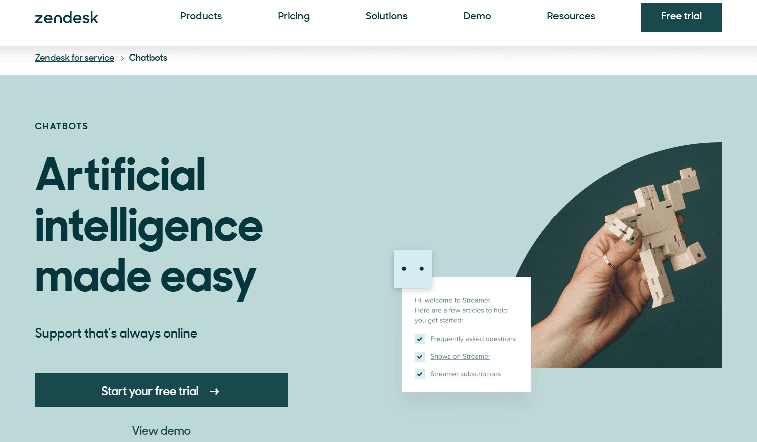 Zendesk - Best AI Answering Service