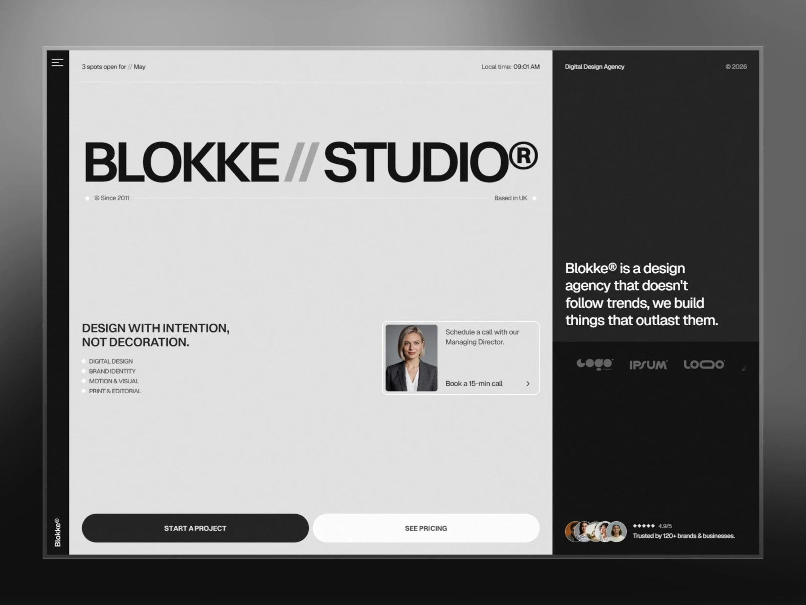 Blokke Framer template