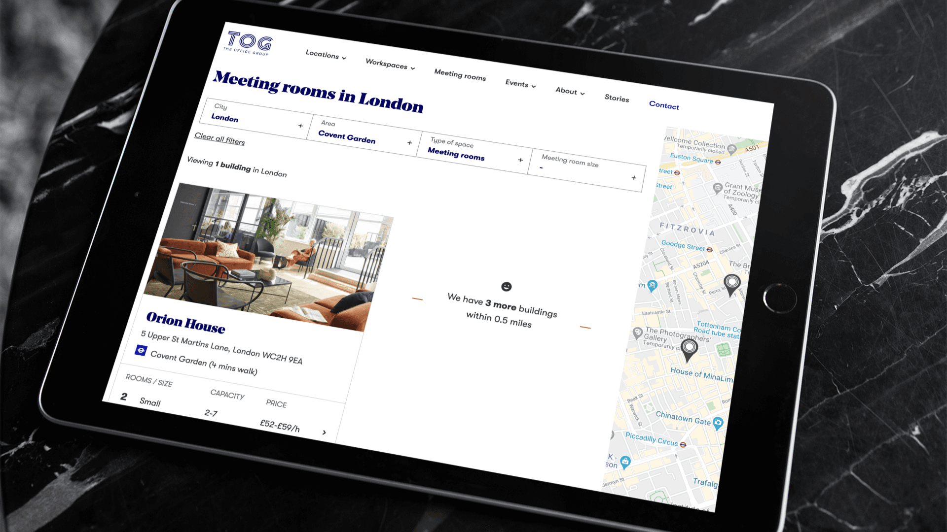 The Office Group's website