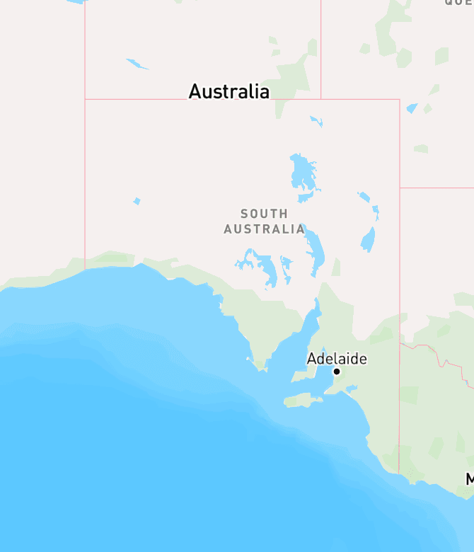 Map - Taxi EFTPOS Terminals in South Australia