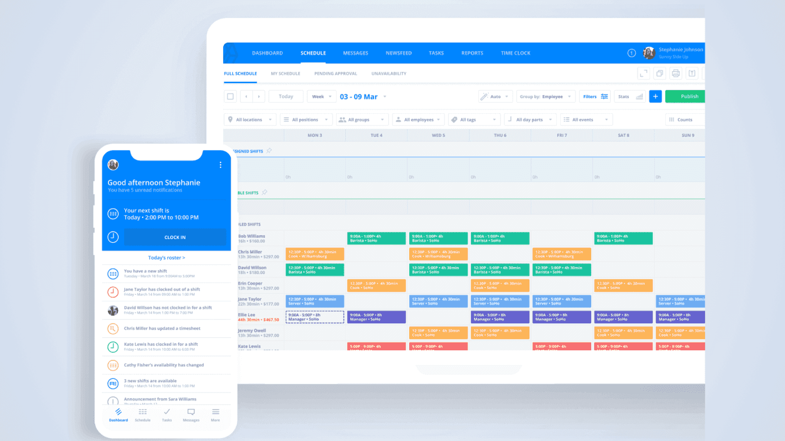 Sling empowers stuff scheduling