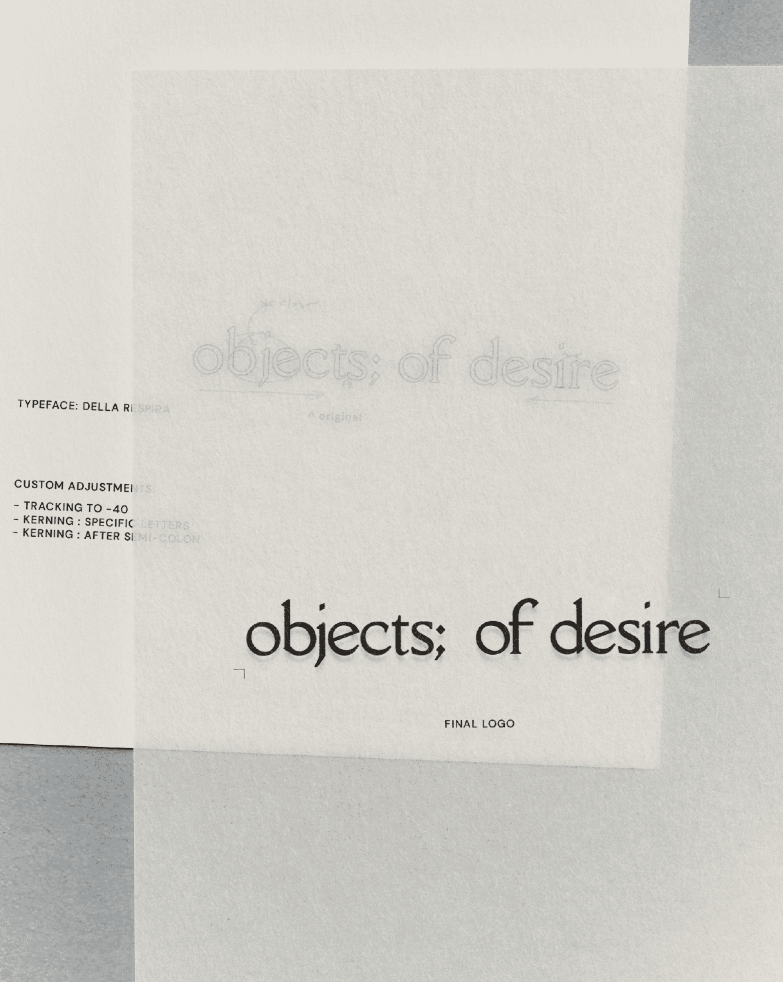 objects of desire - brand identity design, logo design & photography by selina donohoe for vintage decorative objects brand