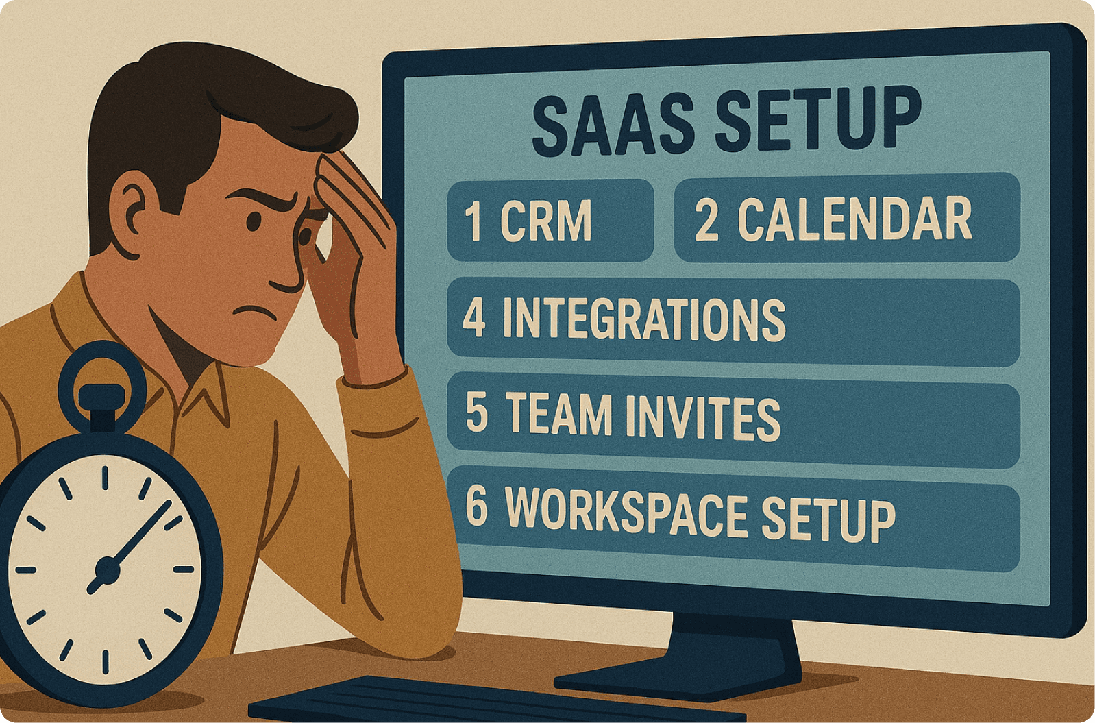 The Multi-Step Setup Screen Approach: Why Front-Loading Integrations Kills Activation