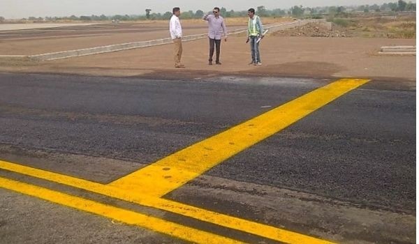 New Apron, Taxiway, and Peripheral Road with Allied Works at Shirdi International Airport - project photograph 4
