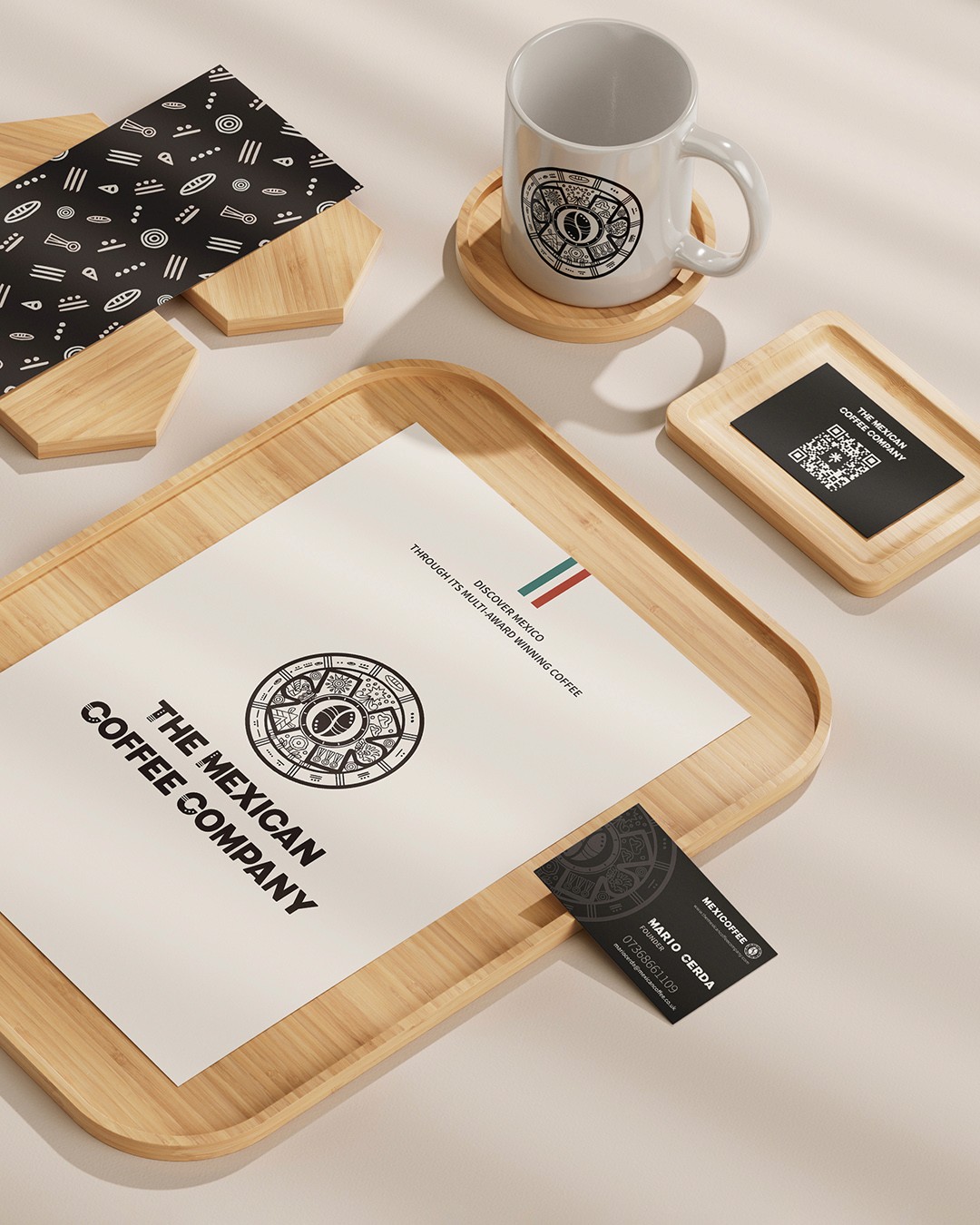 The Mexican Coffee Company branding visual identity design