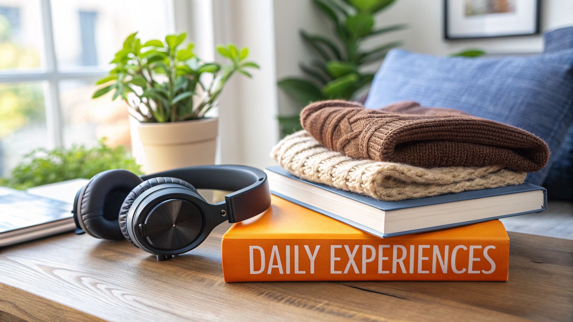 An individual's hand delicately tracing the texture of a green leaf, highlighting a sensory experience.