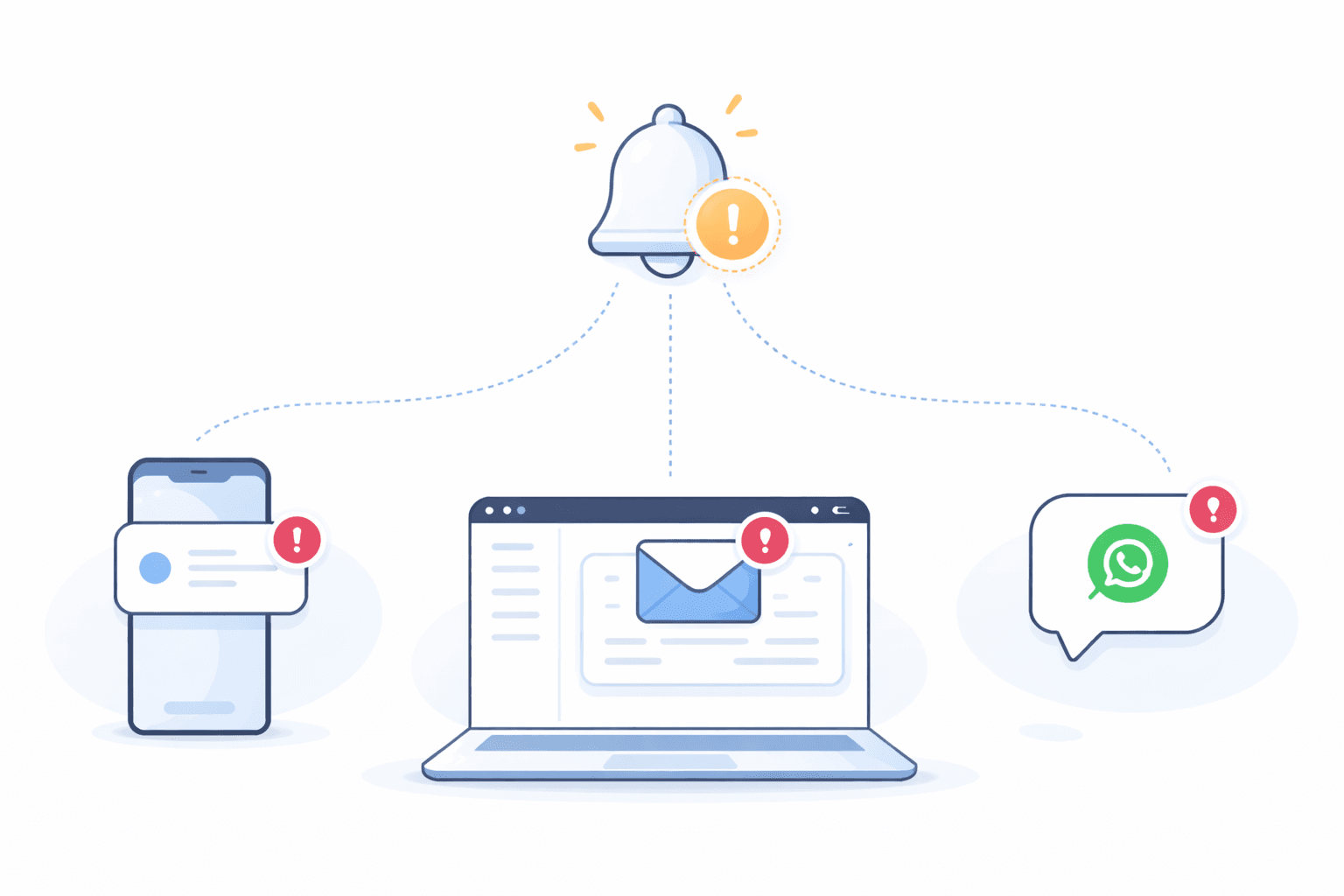 Illustratie van Alerts & automatisering