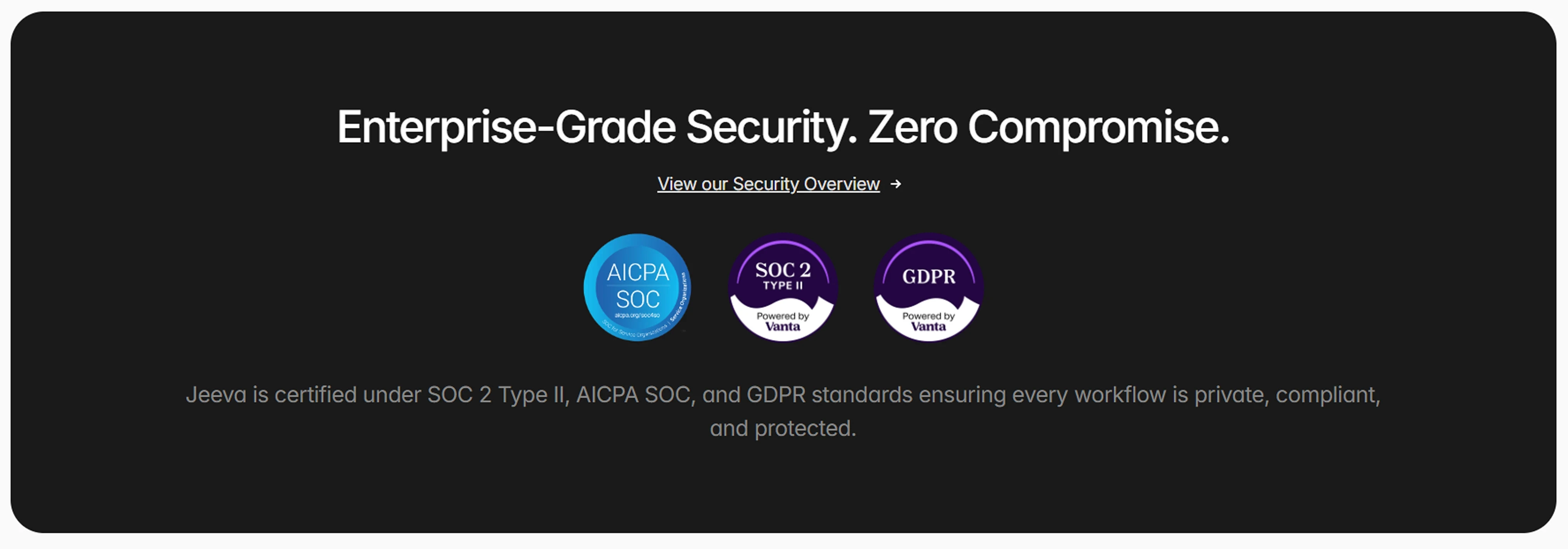 jeeva AI Security guildelines