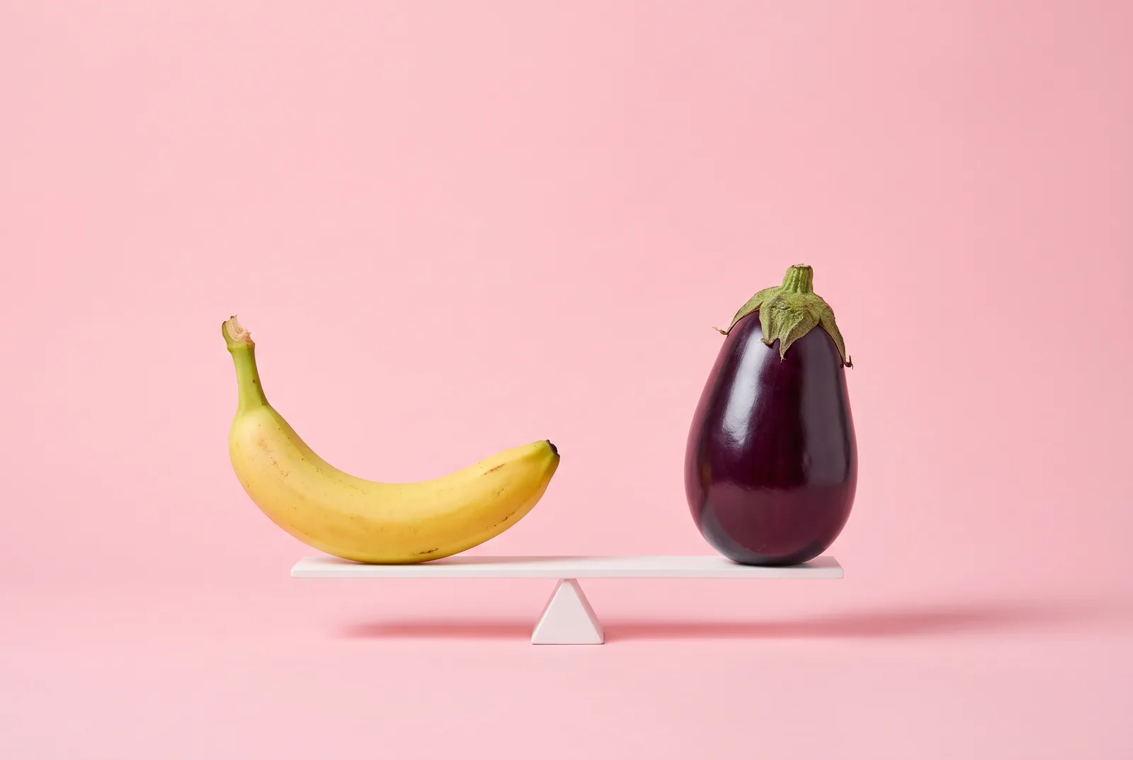 A banana and an eggplant perfectly balanced on a tiny seesaw, QUITTR vs Covenant Eyes head to head