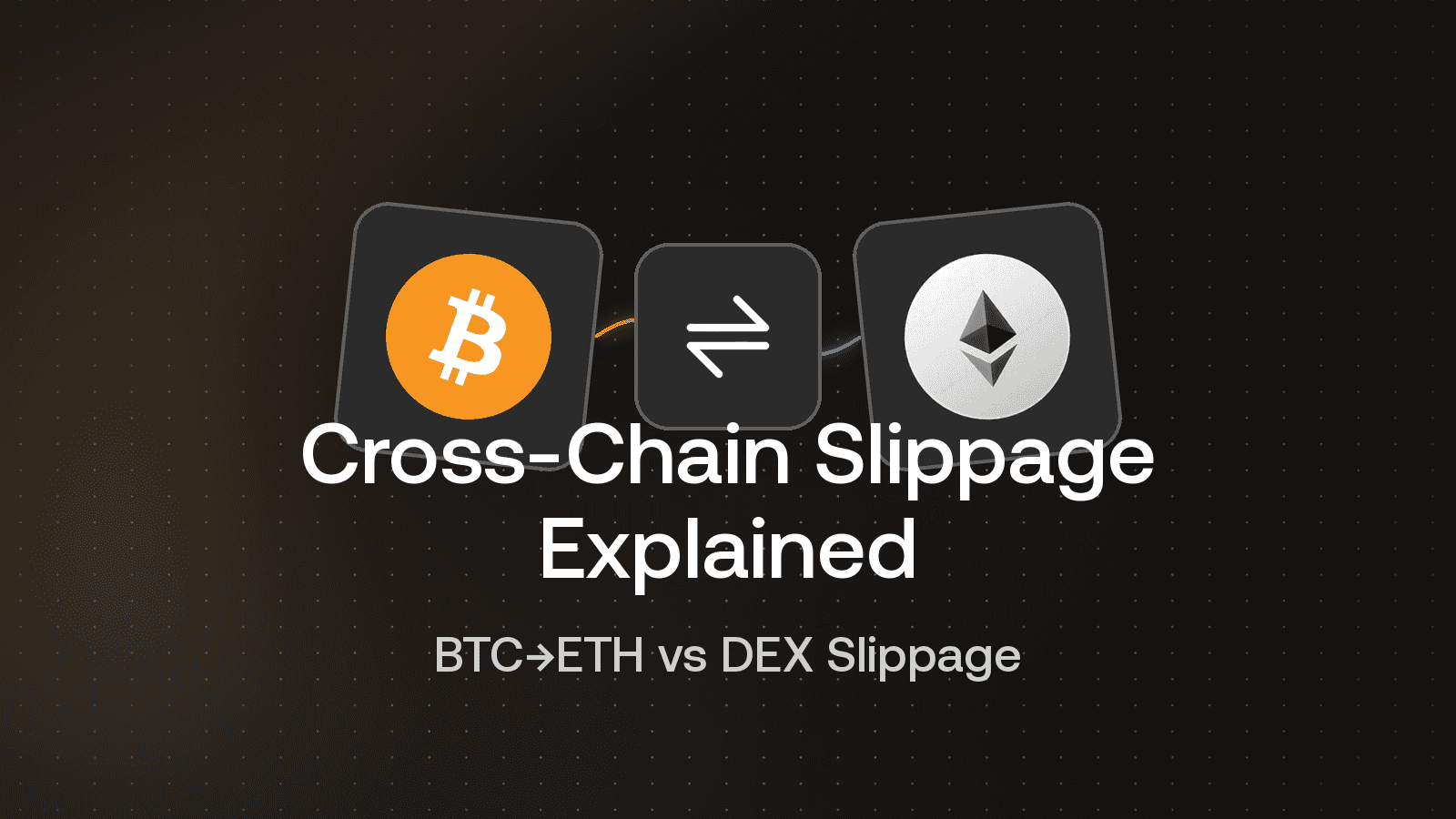 Cross-Chain Slippage Explained: Why Your BTC→ETH Swap Behaves Differently Than a DEX Trade