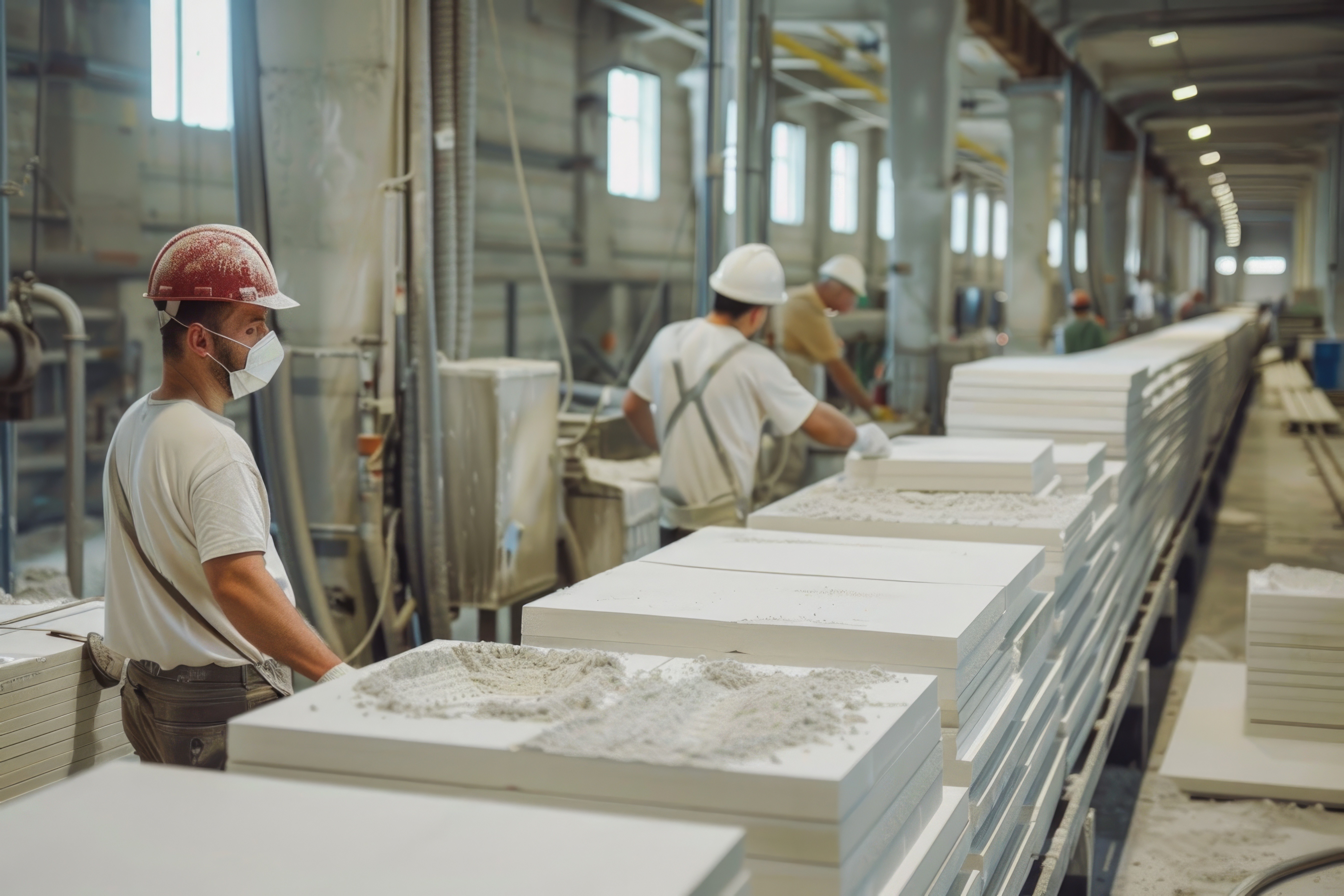Ceramic tile production line at Ceramerica Morbi factory