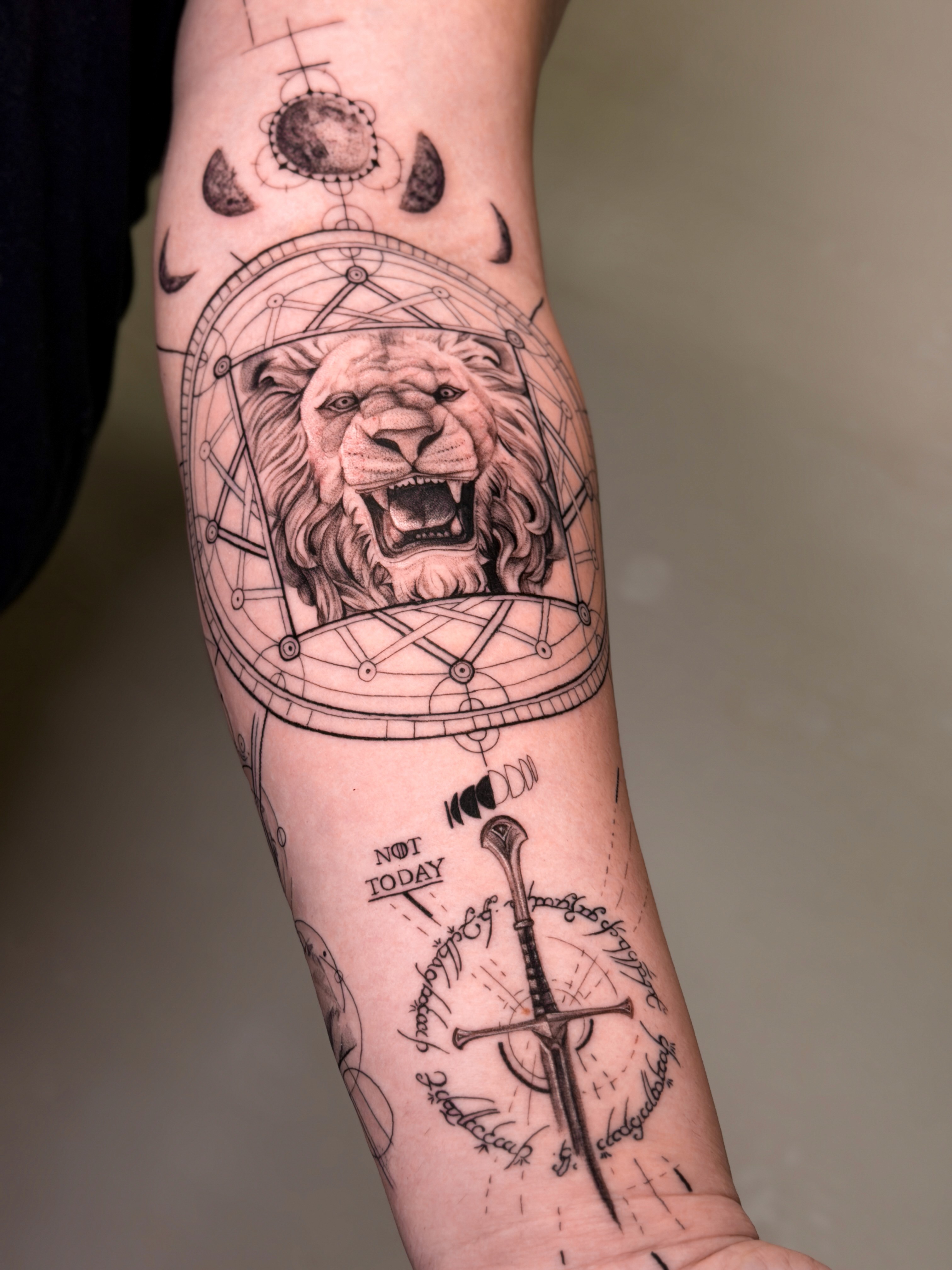 Music producer sitting on a chair in his studio