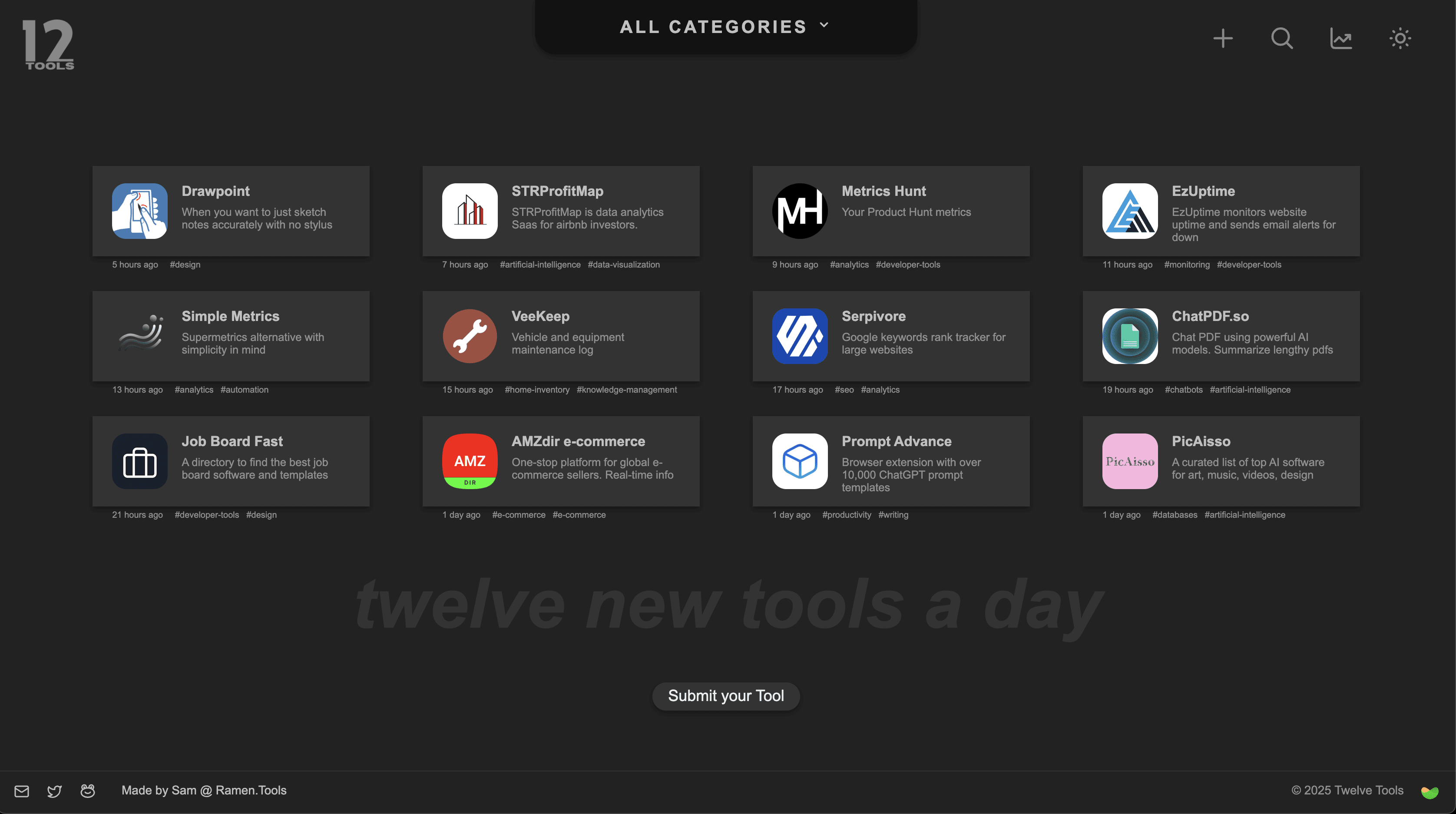 12 tools