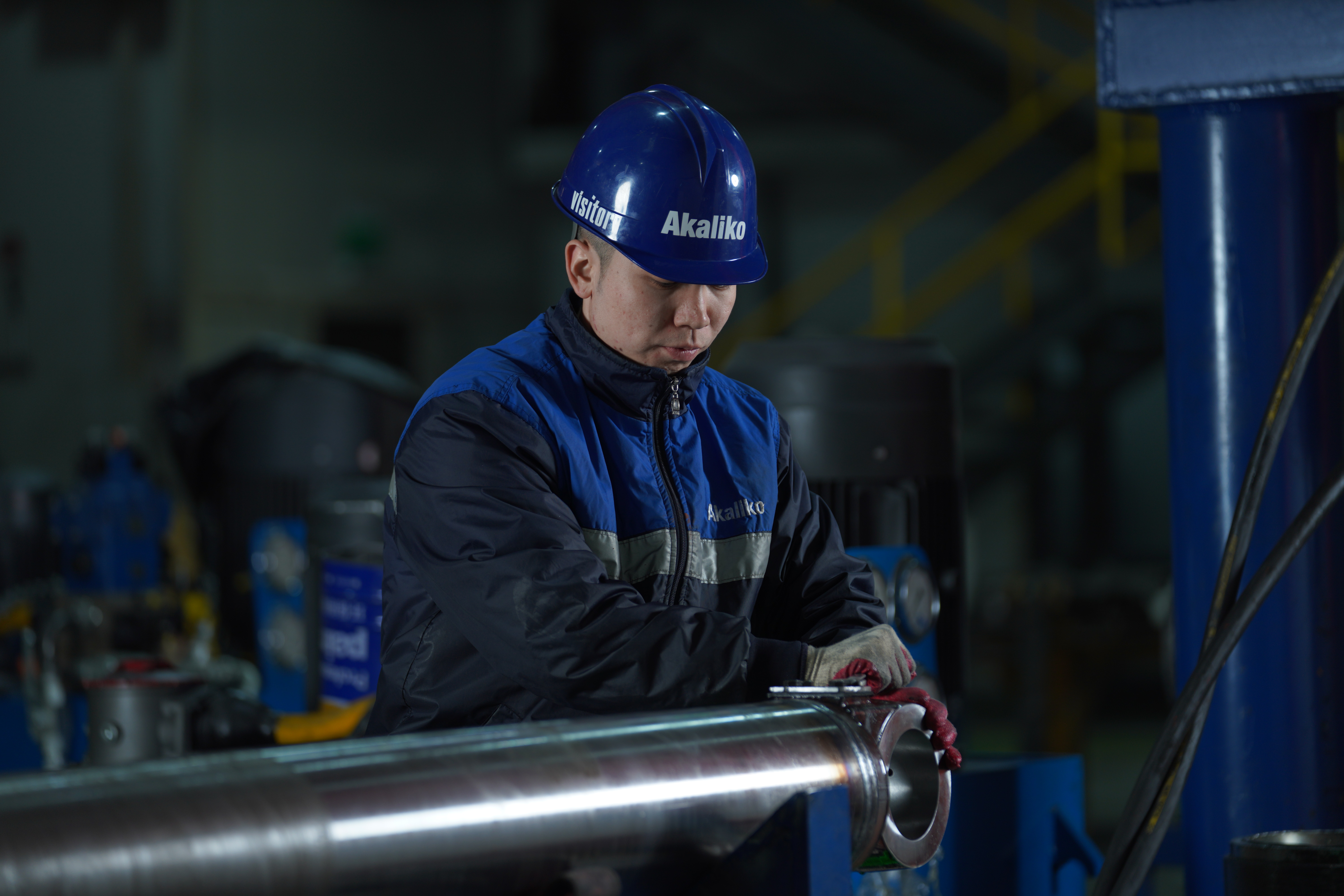 Aerial view of a logistics facility with surrounding roads