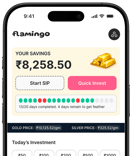 Track your 24K gold savings in real time, together or solo.