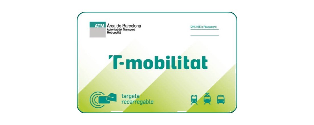 T-mobilitat rechargeable travel card