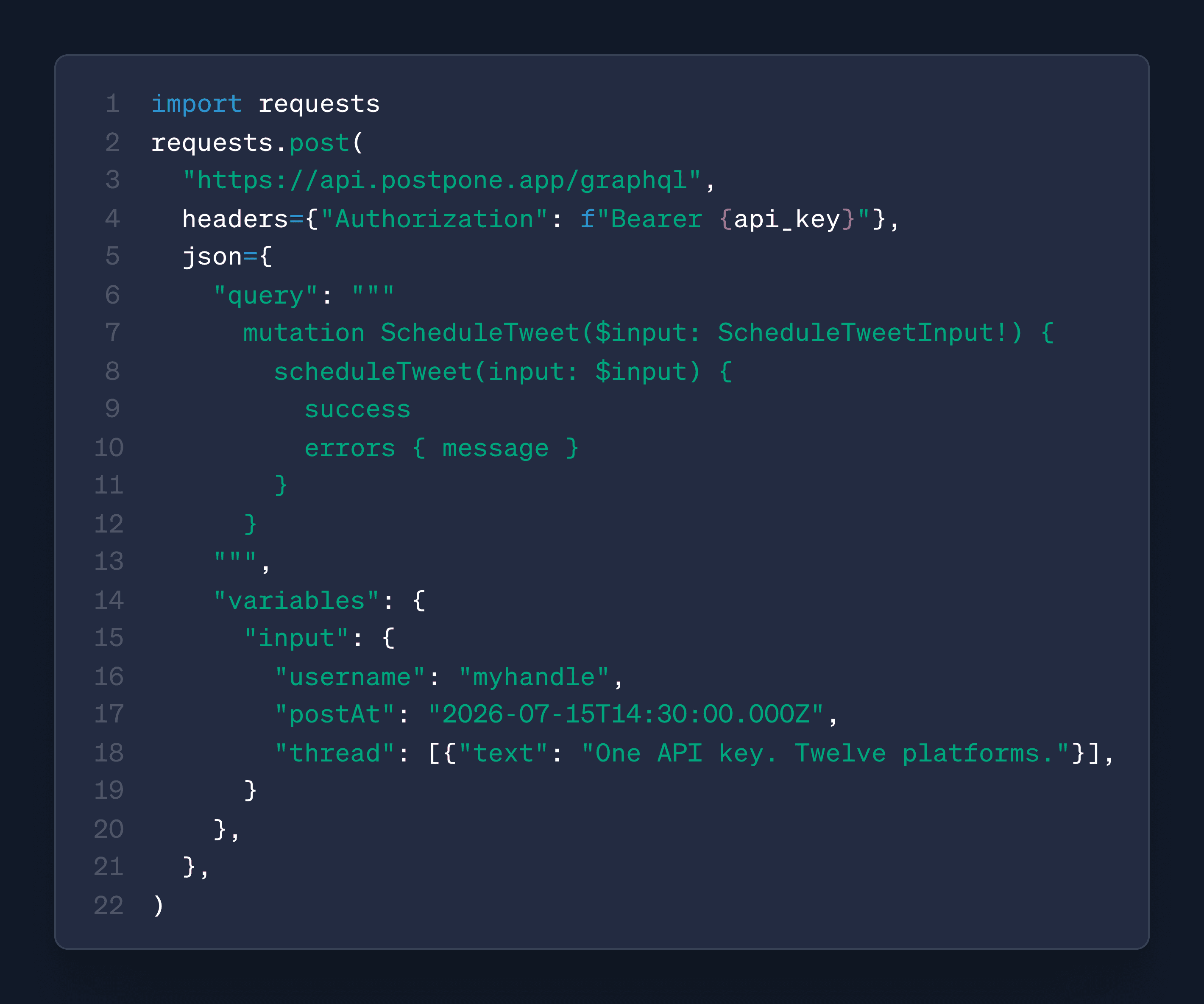 A zap that automates scheduling when blog posts are published