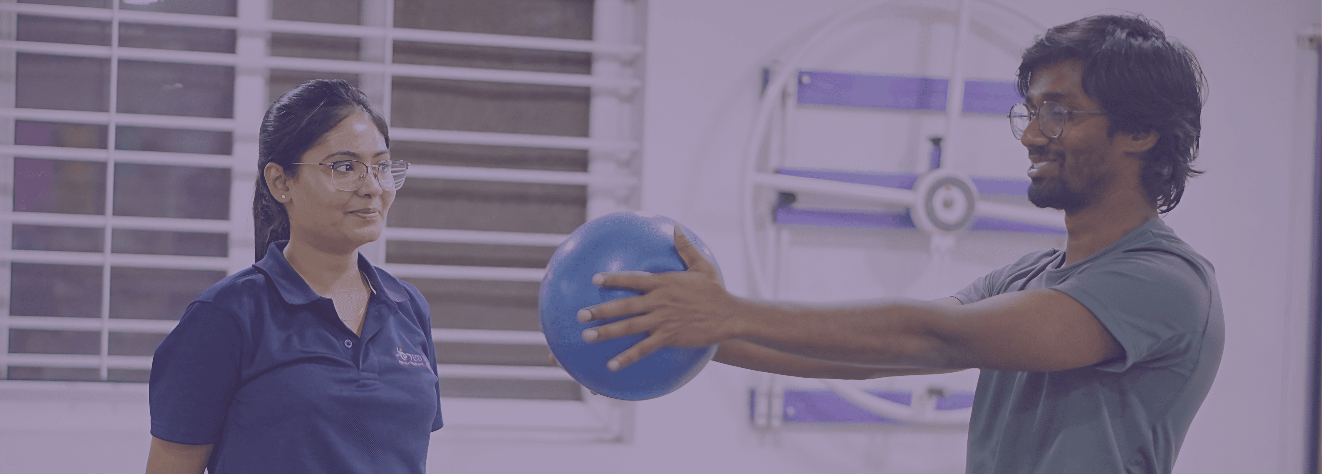 Man with surfing with paddle