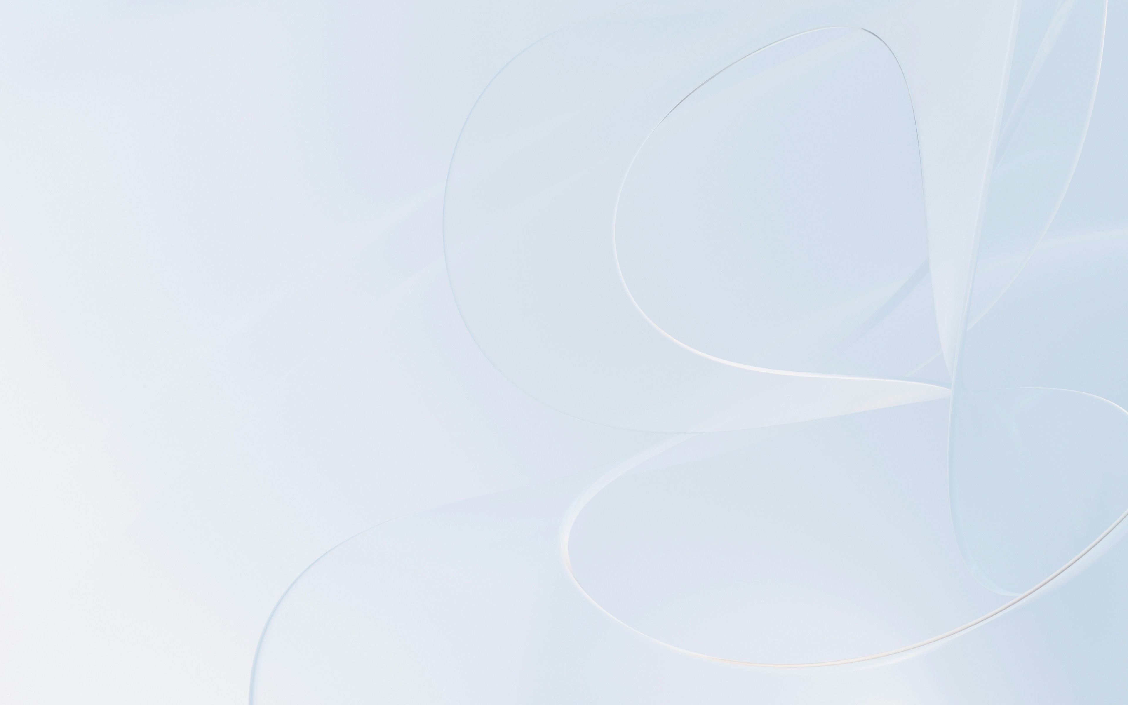 Abstract, flowing white lines on a soft background.